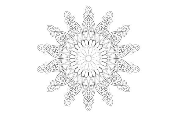 Download Vector Mandala Coloring Pages &amp; Books - Vector mandala Collection