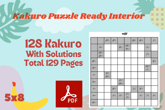 Download Kakuro Puzzle Activity Interior KDP, - Kdp Collection