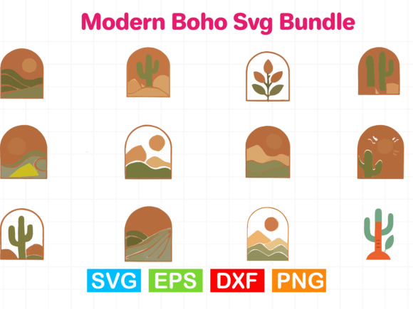 Download Modern Boho Svg Bundle - Modern boho svg Collection