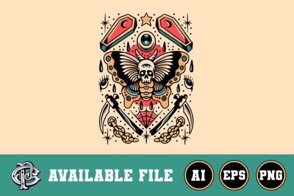 Download Death Butterfly Tattoo Flash Design - Tattoo Collection