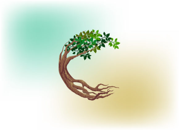 Download Abstract Tree Logo with Circular Shapes - Premium Resources