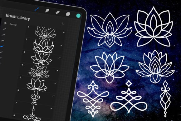 Download Dans Ornamnet Tattoo Brush Stamp - Tattoo Collection