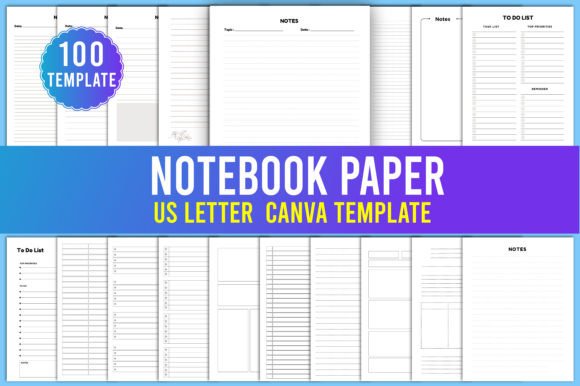 Download Notebook Paper Mega Bundle KDP Interiors - Kdp Collection