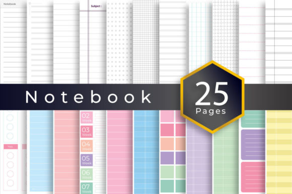 Download Notebook Printable Paper Kdp Interior - Kdp Collection