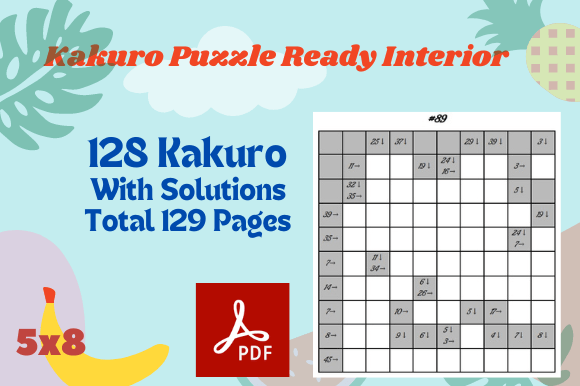 Download Kakuro Puzzle Activity Interior for KDP, - Kdp Collection