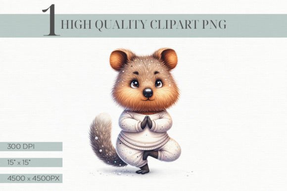 Download Cute Quokka Yoga Clipart, Printable Kids - Yoga clipart Collection