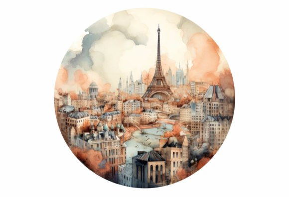 Download Paris Circular Painting - Circular Collection