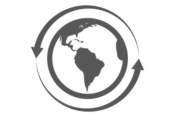 Download Orbiting Icon. Circular Motion Around Wo - Circular Collection