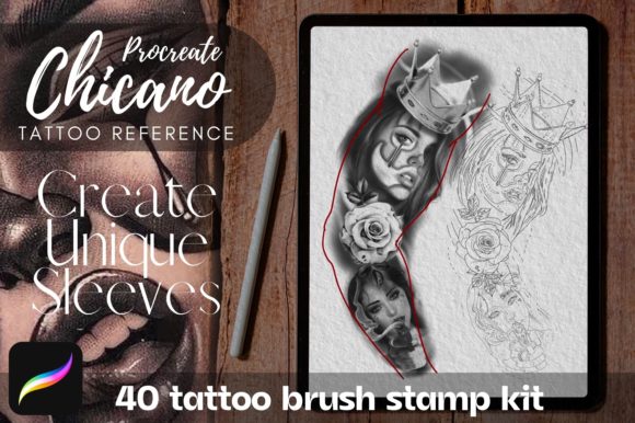 Download Procreate Chicano Tattoo Stencil Brush - Tattoo Collection