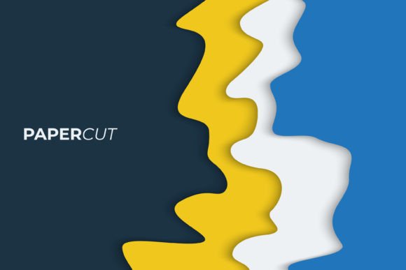 Download Wavy Paper Background in Bright Colors - Premium Resources