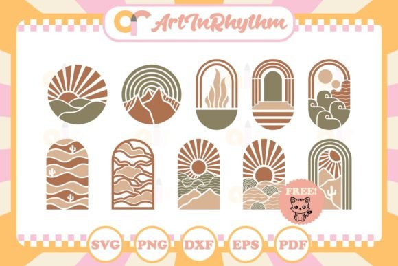 Download Modern Boho Svg Bundle, Boho Wall Arts - Modern boho svg Collection