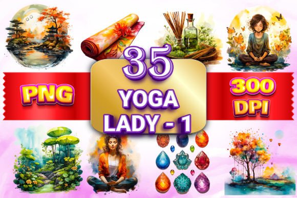 Download Yoga Clipart Bundle 1 - Yoga clipart Collection