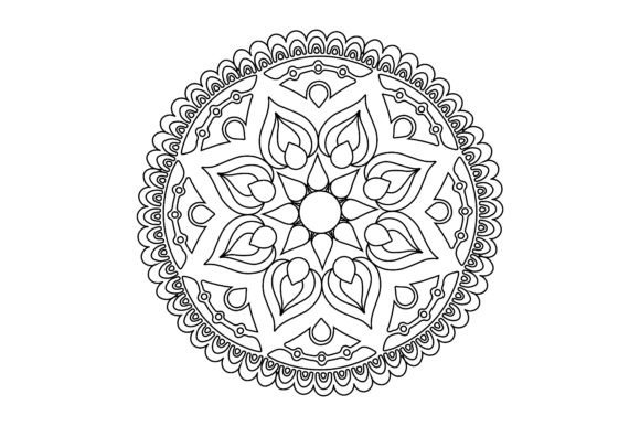 Download Vector Mandala Coloring Pages &amp; Books - Vector mandala Collection