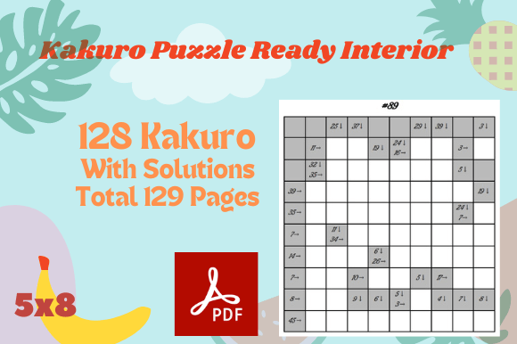 Download Kakuro Puzzle Activity Interior for KDP, - Kdp Collection