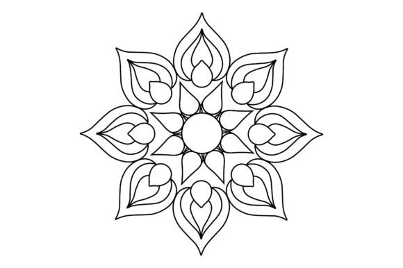 Download Vector Mandala Coloring Pages &amp; Books - Vector mandala Collection