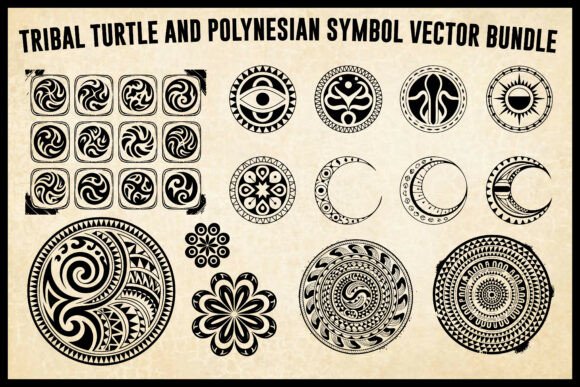Download Tribal Turtle Tattoo and Polynesian Symb - Tattoo Collection