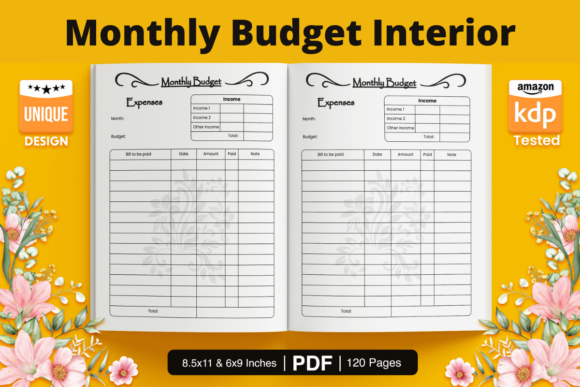 Download [KDP Interior] - Monthly Budget - Kdp Collection