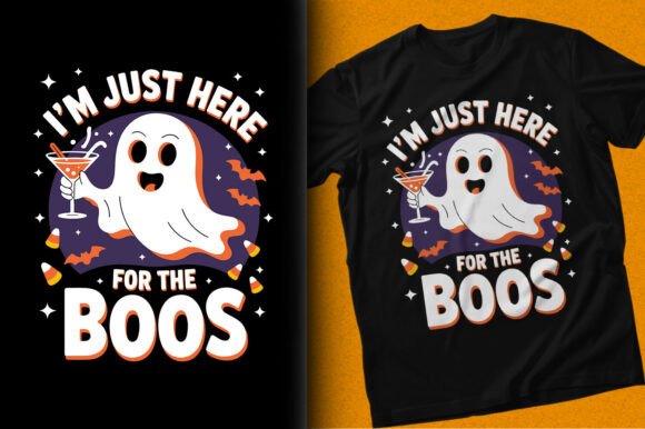 Download I'm Just Here for the Boos Spooky Shirt - Premium Resources