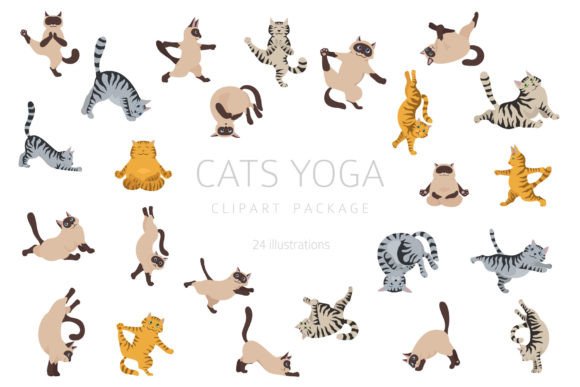 Download Cats Yoga Clipart - Yoga clipart Collection