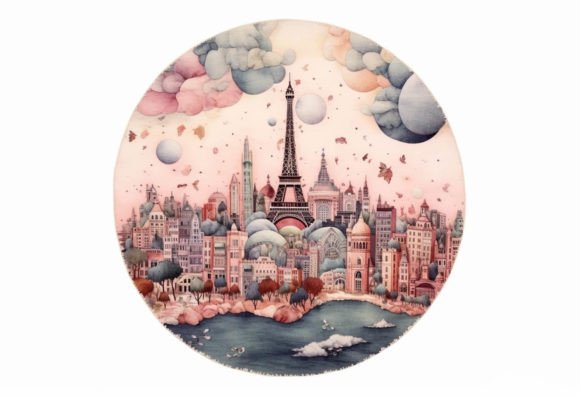 Download Paris Circular Painting - Circular Collection
