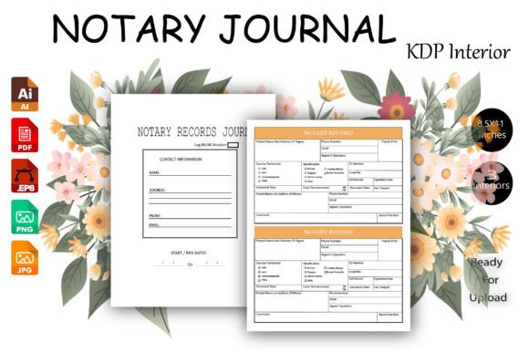 Download Notary Journal Print Templates KDP Inter - Kdp Collection