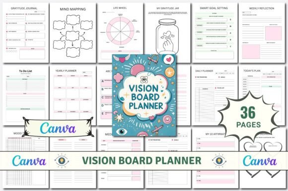 Download Vision Board Planner KDP - Kdp Collection