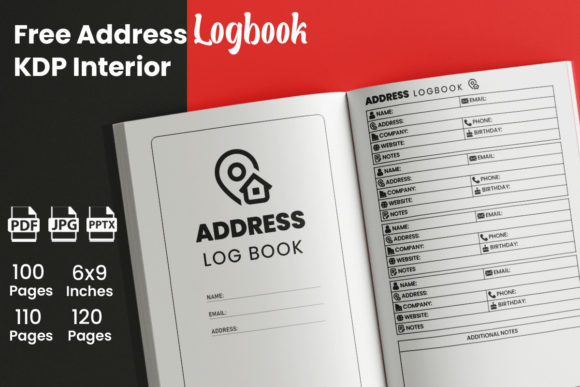 Download Free Address Log Book - KDP Interior - Kdp Collection