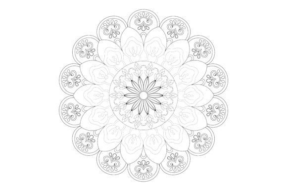 Download Vector Mandala Coloring Pages &amp; Books - Vector mandala Collection