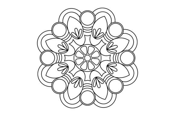 Download Vector Mandala Coloring Pages &amp; Books - Vector mandala Collection